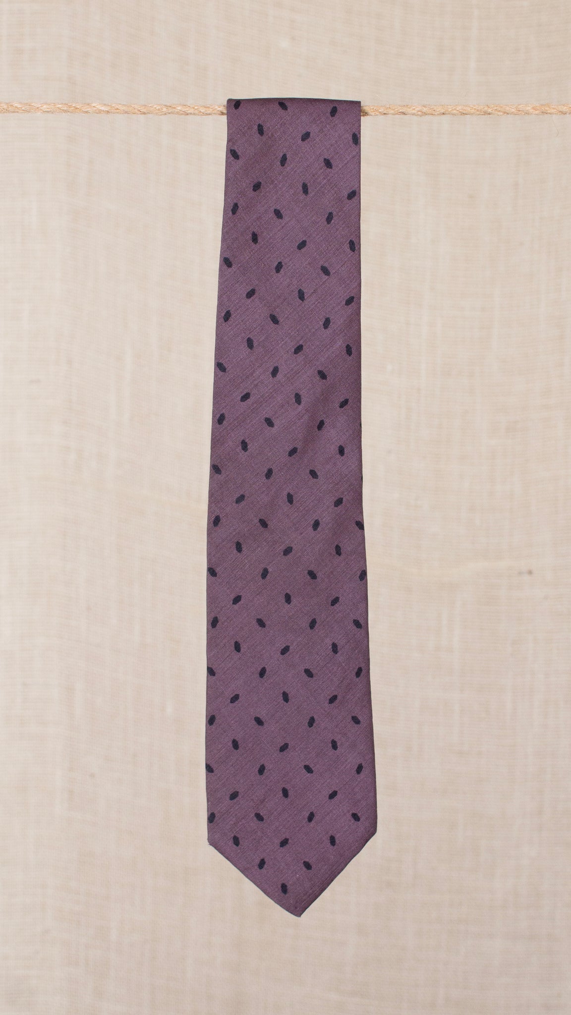 Giorgio Armani Printed Polka Dot Silk Tie
