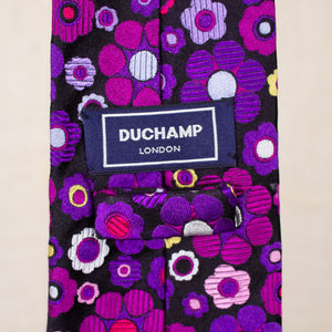 Duchamp Floral Jacquard Tie