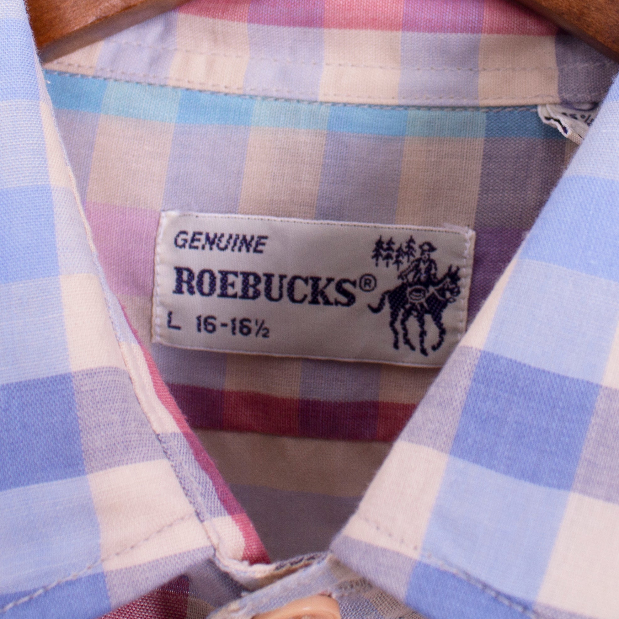 Roebucks Plaid Button Front