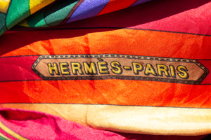 Hermès Les Sangles Silk Scarf